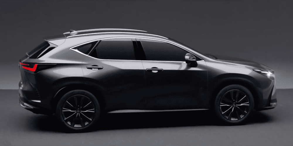 Thiết kế bên sườn của Lexus NX 2022