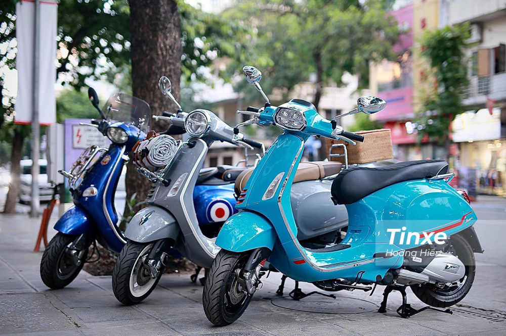 Piaggio bổ sung thêm màu mới cho những chiếc xe Vespa. Piaggio bổ sung thêm màu mới cho những chiếc xe Vespa.