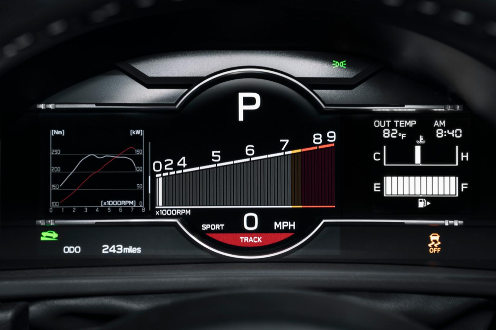 Bảng đồng hồ xe Toyota GR 86 Bảng đồng hồ xe Toyota GR 86