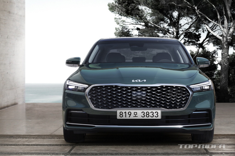 Cận cảnh thiết kế đầu xe của Kia K9 mới