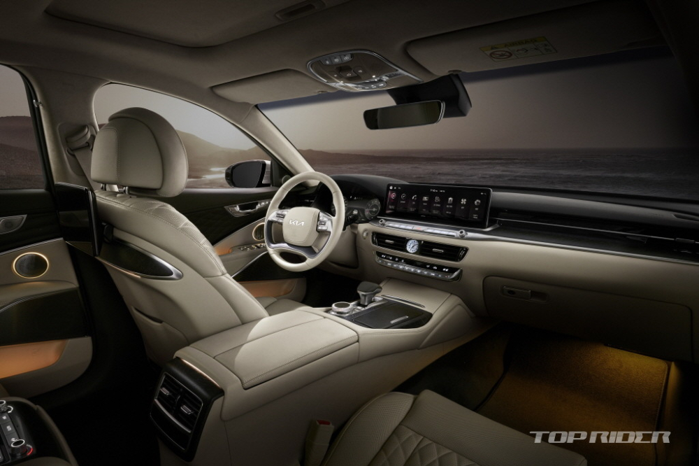 Nội thất của Kia K9 2021 vừa sang trọng vừa nhiều c&ocirc;ng nghệ