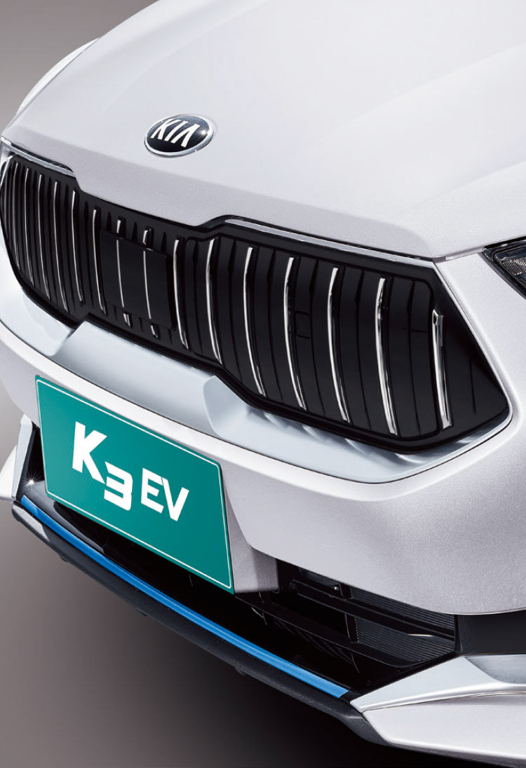 Lưới tản nhiệt đóng kín của Kia K3 EV 2021