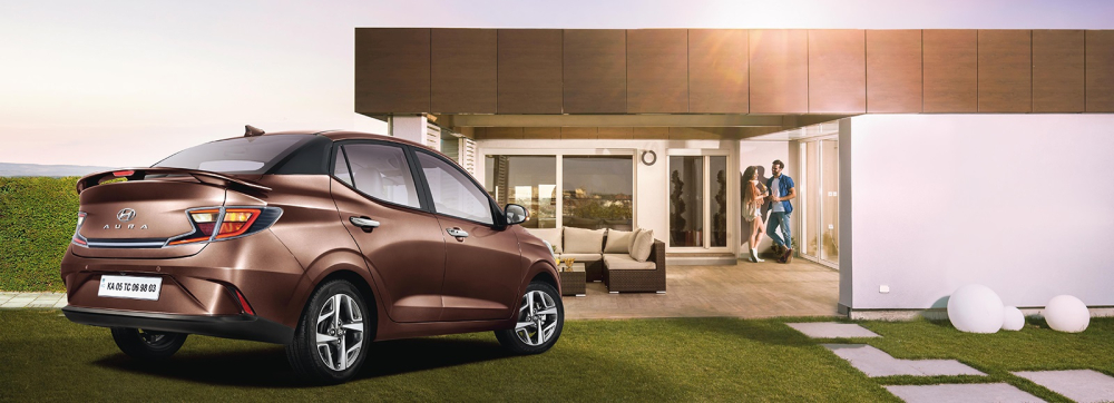 Hyundai Aura 2021 có thêm cánh gió đuôi phía sau