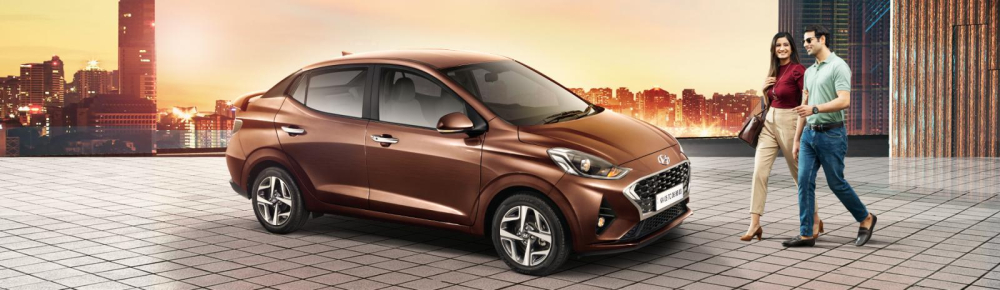 Hyundai Aura 2021 bản cao cấp nhất dùng vành hợp kim 15 inch