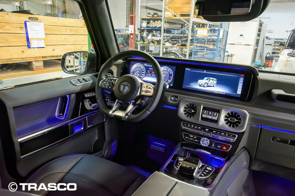 Khoang lái của Mercedes-AMG G63 bọc thép chống đạn Khoang lái của Mercedes-AMG G63 bọc thép chống đạn