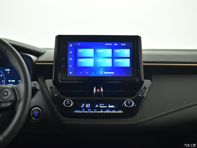 M&agrave;n h&igrave;nh trung t&acirc;m của Toyota Levin GT 2021