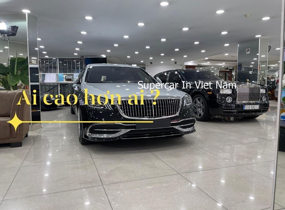 H&igrave;nh ảnh chiếc xe Mercedes-Maybach S650 Pullman 2 t&ocirc;ng m&agrave;u l&uacute;c mới về nước