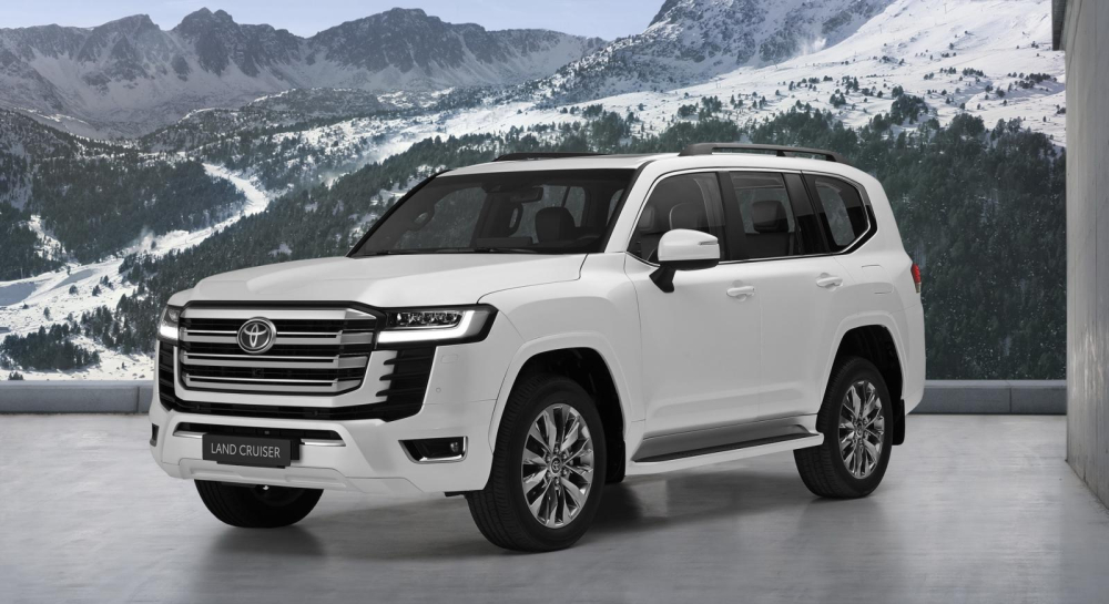Cận cảnh thiết kế đầu xe của Toyota Land Cruiser 2022 