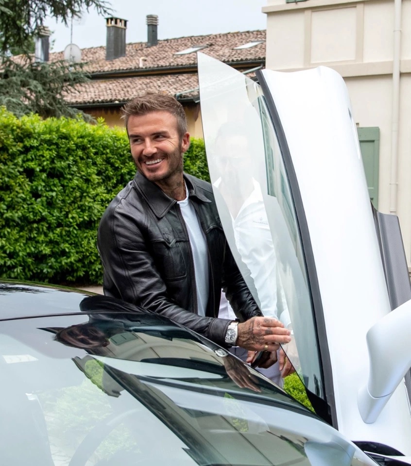 David Beckham hiện là đại sứ thương hiệu của Maserati David Beckham hiện là đại sứ thương hiệu của Maserati
