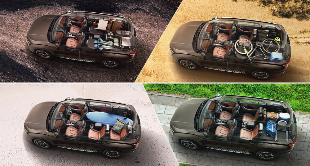 Người dùng có thể chỉnh ghế của Hyundai Alcazar 2021 để chở thêm đồ Người dùng có thể chỉnh ghế của Hyundai Alcazar 2021 để chở thêm đồ