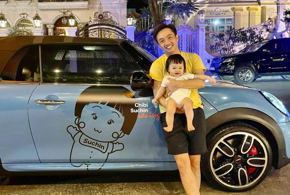 Cường Đ&ocirc;-la mua tặng con g&aacute;i chiếc xe MINI John Cooper Works Convertible v&agrave;o th&aacute;ng 3 đầu năm nay
