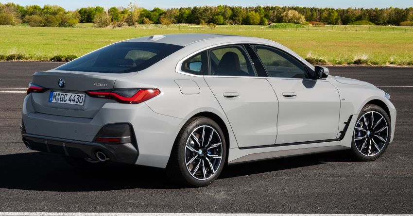 BMW 4-Series Gran Coupe 2022 có thiết kế tương đồng với mẫu ô tô điện i4 BMW 4-Series Gran Coupe 2022 có thiết kế tương đồng với mẫu ô tô điện i4