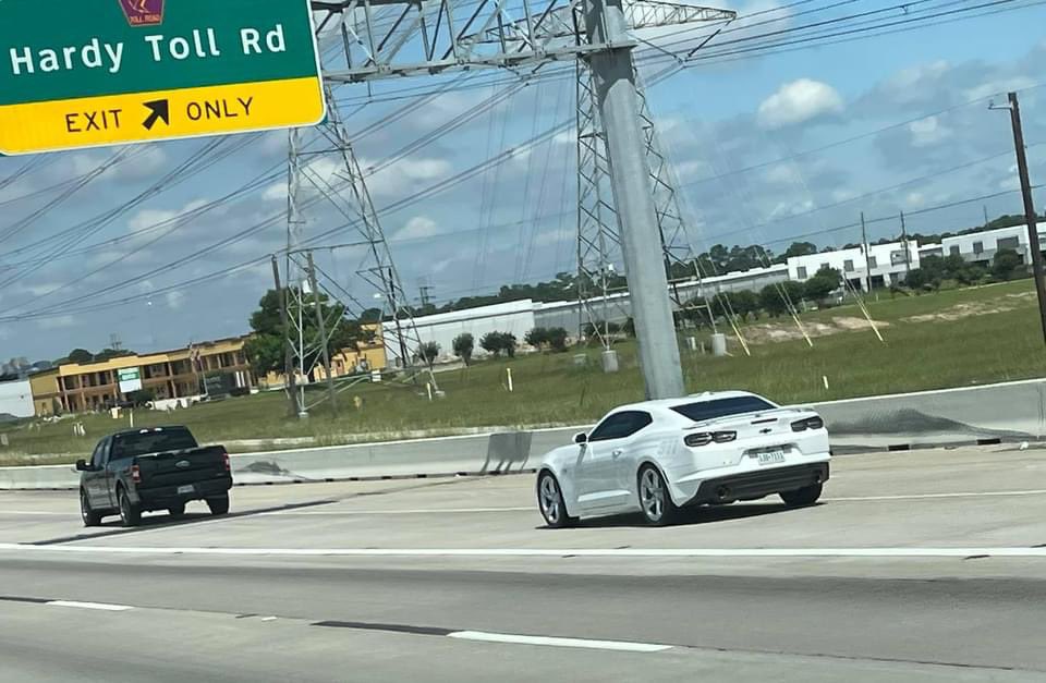 Một chiếc xe ma xuất hiện trên đường phố Houston