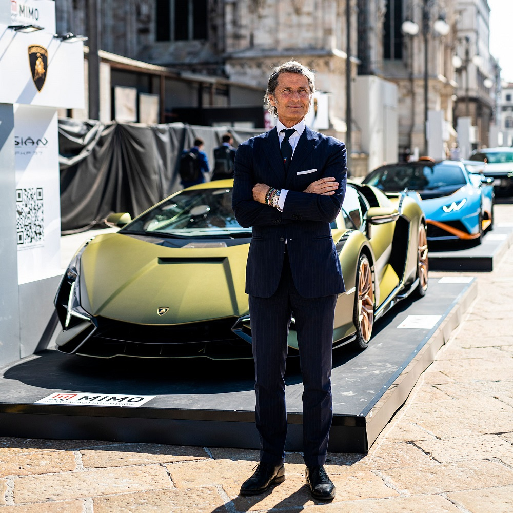 &Ocirc;ng Stephan Winkelmann xuất hiện trong triển l&atilde;m &Ocirc; t&ocirc; Milano Monza 2021