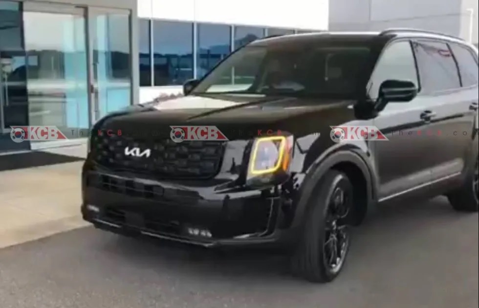 Hình ảnh chụp Kia Telluride 2022 trên đường thử