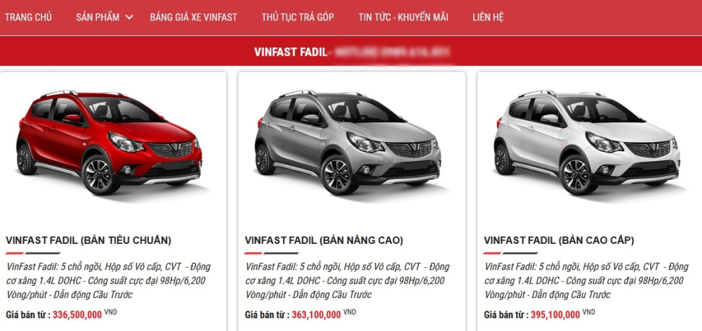 Một đại lý VinFast ở Quảng Ninh lập hẳn giá bán sau khi trừ ưu đãi cho khách tiện theo dõi