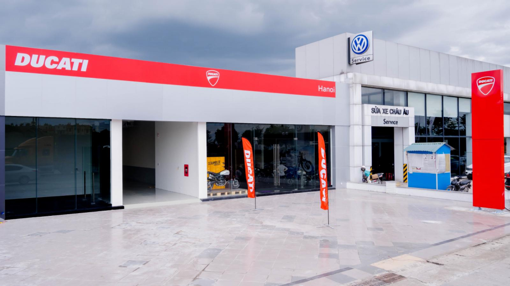 Showroom Ducati hoàn toàn mới tại khu vực Long Biên, Hà Nội