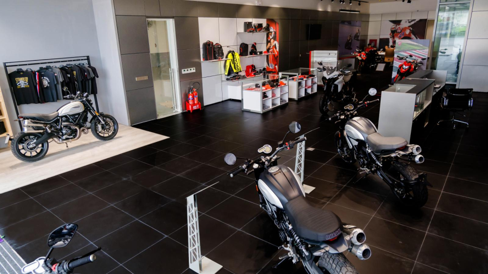 Showroom Ducati Hà Nội sẽ sở hữu đầy đủ các khu vực từ thời trang, các dòng xe cho đến dịch vụ