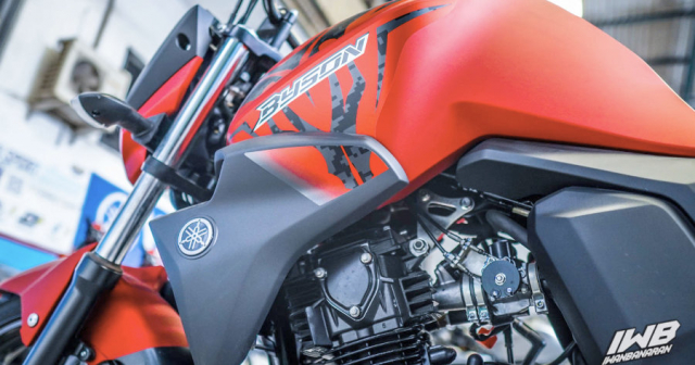 Bộ màu và tem mới trên Yamaha Byson FI 2021 Bộ màu và tem mới trên Yamaha Byson FI 2021