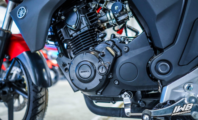 Khối động cơ xy-lanh đơn 153cc trên Yamaha Byson FI 2021 Khối động cơ xy-lanh đơn 153cc trên Yamaha Byson FI 2021