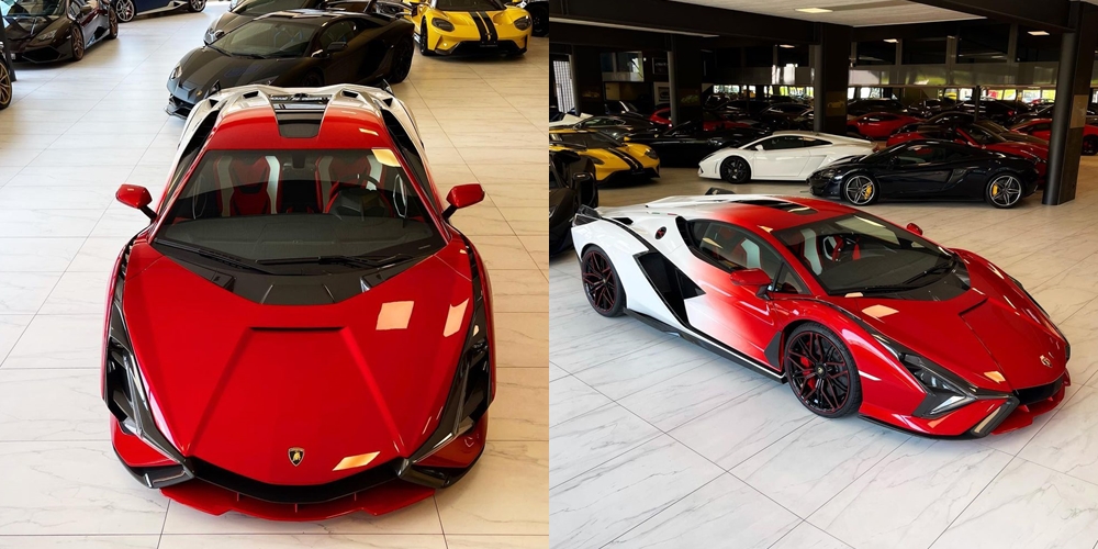 Đại lý Lamborghini Thụy Sĩ khoe siêu xe giới hạn Sian với cách phối màu 2 thái cực