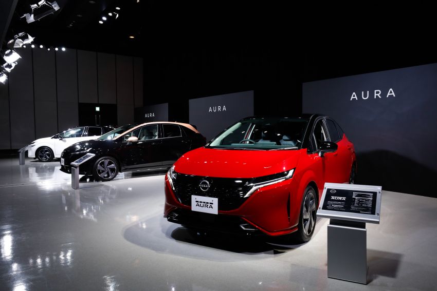 3 màu sơn khác nhau của Nissan Note Aura 2022