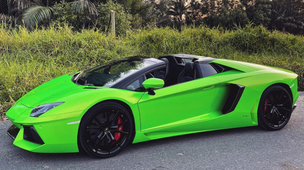 Vẻ đẹp của si&ecirc;u xe mui trần Lamborghini Aventador LP700-4 