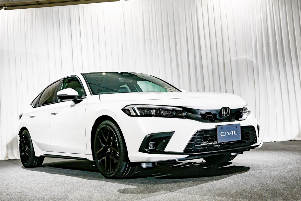 Cận cảnh đầu xe của Honda Civic Hatchback 2022