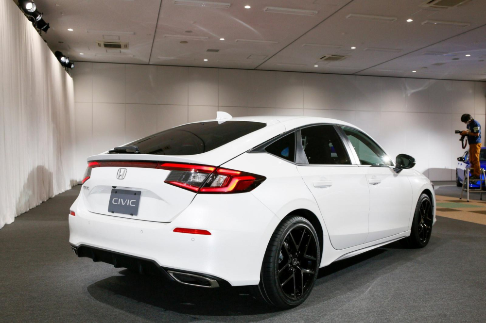 Thiết kế đằng sau của Honda Civic Hatchback 2022