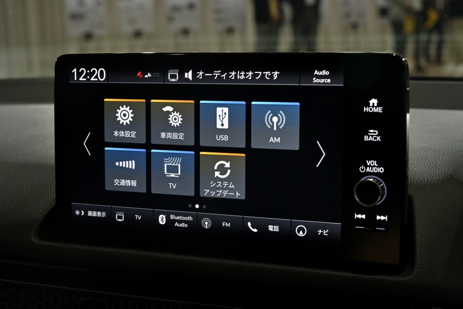 Màn hình thông tin giải trí của Honda Civic Hatchback 2022