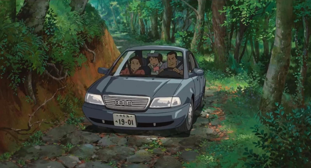 Chiếc Audi A4 trong phim Spirited Away Chiếc Audi A4 trong phim Spirited Away