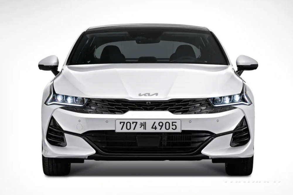 Kia K5 Hybrid 2022 c&oacute; th&ecirc;m mắt lưới tản nhiệt mới