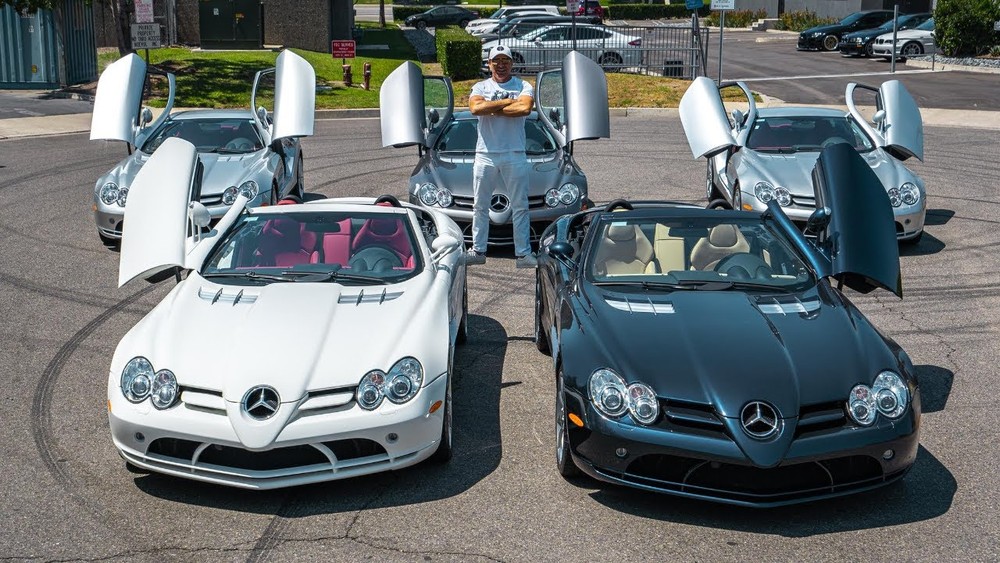 5 chiếc si&ecirc;u xe Mercedes-Benz SLR McLaren của &ocirc;ng tr&ugrave;m nh&agrave; đất