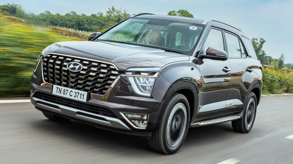 Hyundai Alcazar 2021 c&oacute; gi&aacute; b&aacute;n kh&aacute; mềm tại Ấn Độ