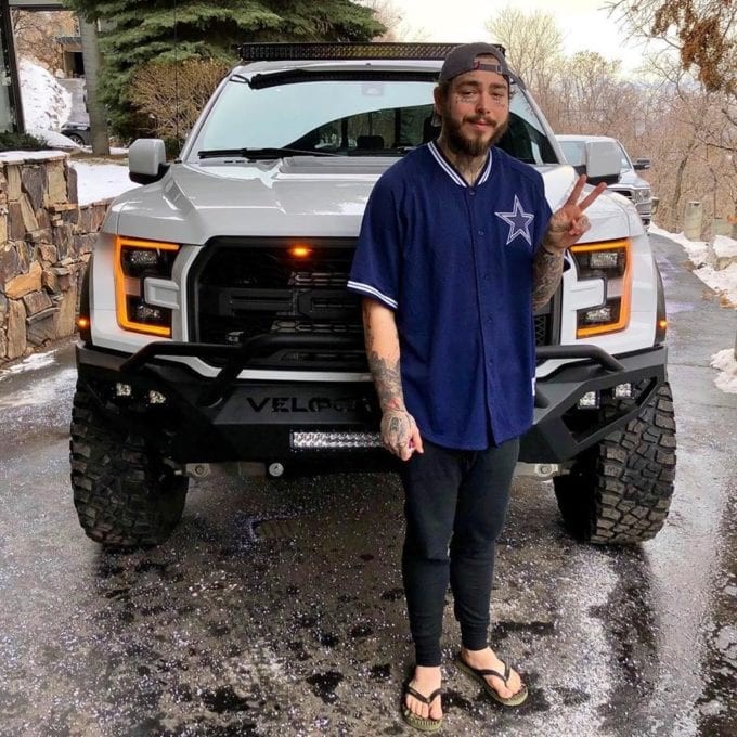 Chiếc Hennessey VelociRaptor 6x6 mà Post Malone mua năm 2018