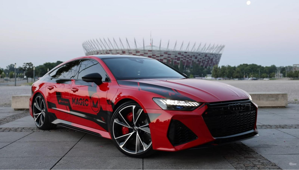 Phía trước của chiếc Audi RS7 Stage 3 Phía trước của chiếc Audi RS7 Stage 3