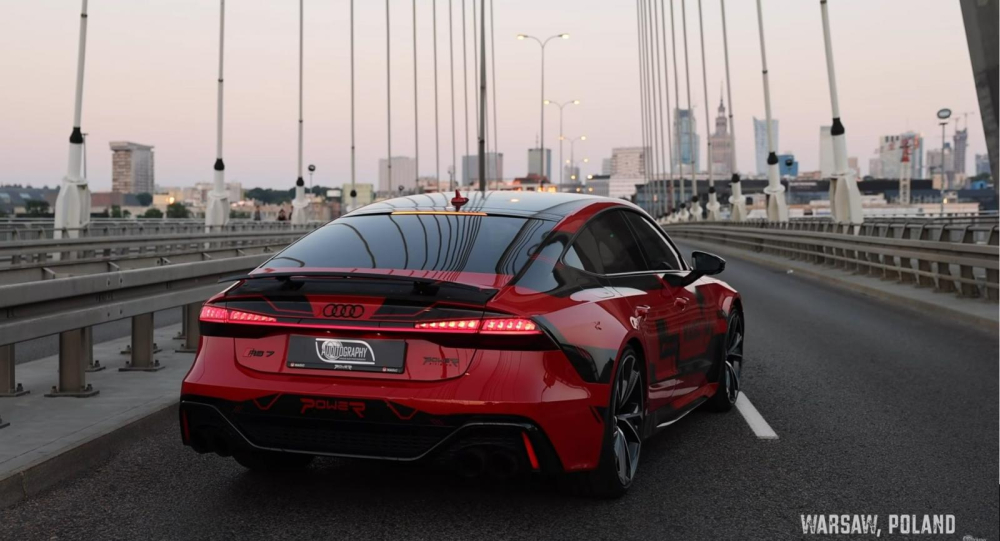 Phía sau của chiếc Audi RS7 Stage 3 Phía sau của chiếc Audi RS7 Stage 3