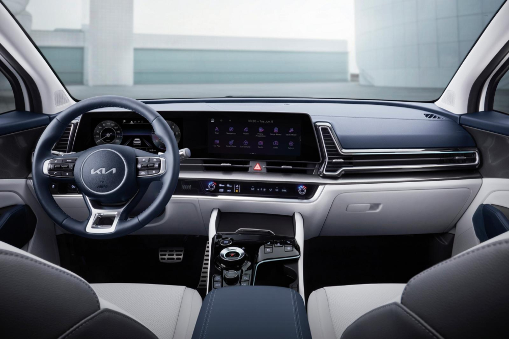 Nội thất b&ecirc;n trong Kia Sportage 2022