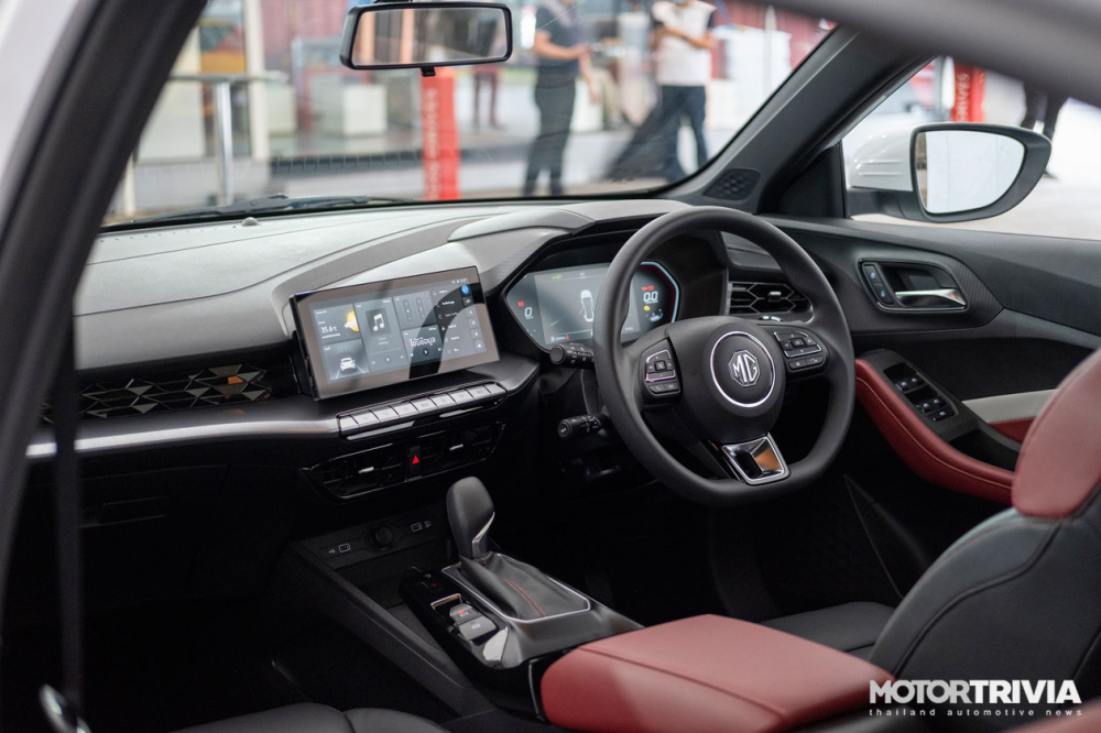 Nội thất của MG5 2021 tại Thái Lan