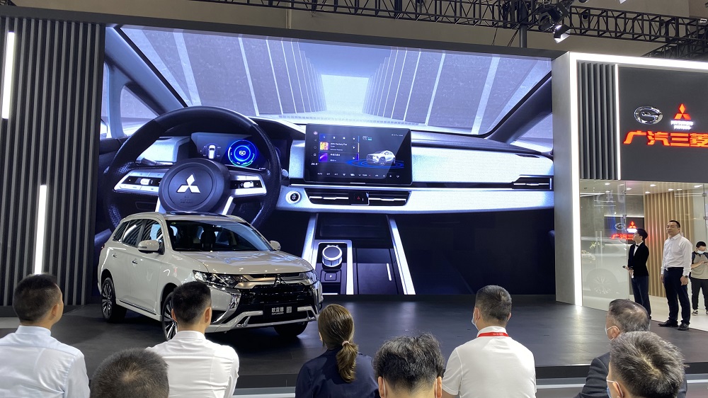 Mitsubishi Airtrek EV 2022 dùng màn hình thông tin giải trí cỡ lớn