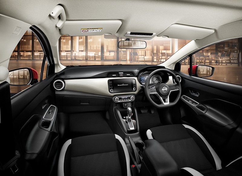 Nội thất của Nissan Almera 2021.