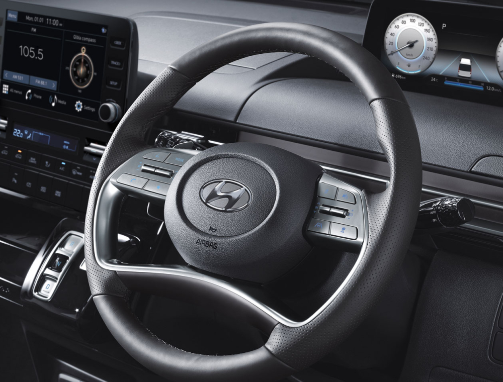 Vô lăng của Hyundai Staria 2021