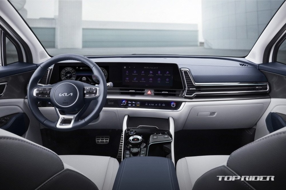 Nội thất sang trọng hơn của Kia Sportage 2022