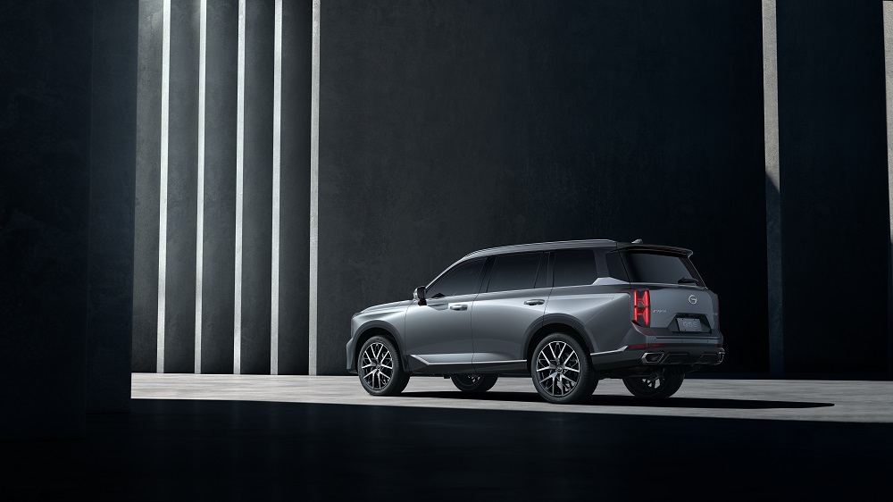 Trumpchi GS8 2022 có thiết kế đơn giản ở phía sau