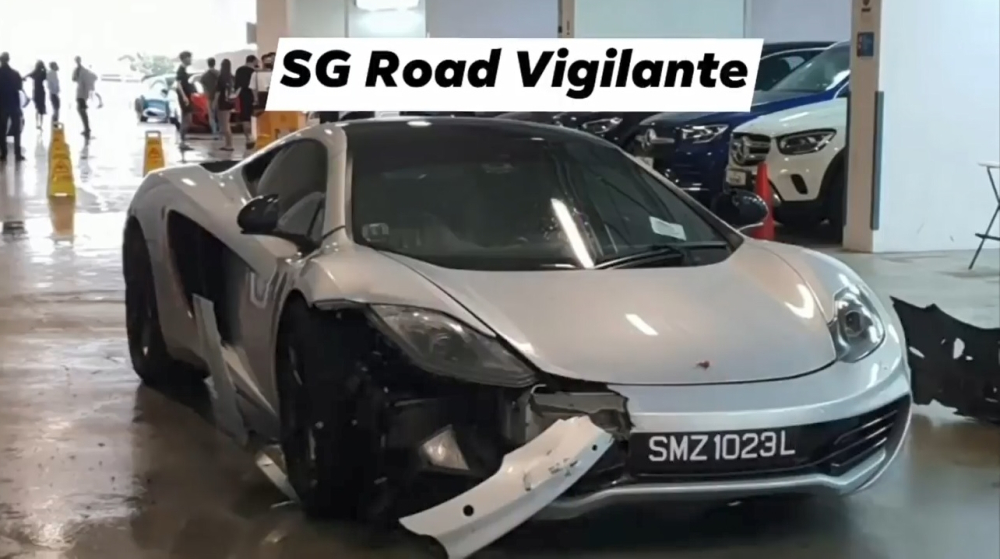 Thiệt hại của chiếc siêu xe McLaren MP4-12C