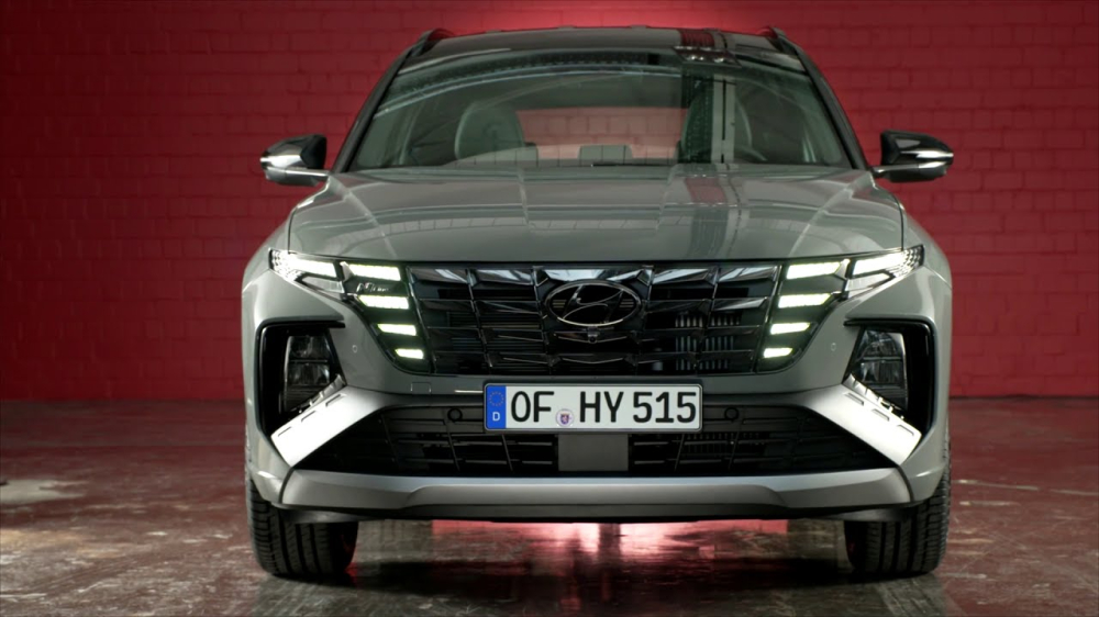 Cận cảnh đầu xe của Hyundai Tucson N Line 2021