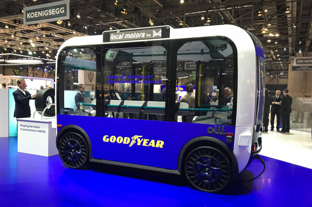 Chiếc xe tự lái Olli của Local Motors