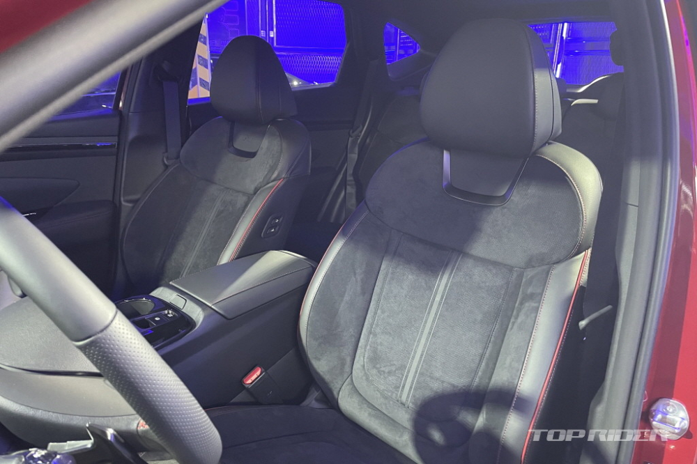 Ghế l&aacute;i của Hyundai Tucson N Line 2021