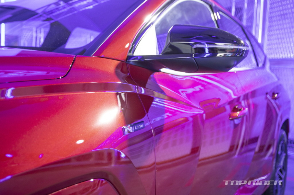 Vỏ gương ngoại thất của Hyundai Tucson N Line 2021