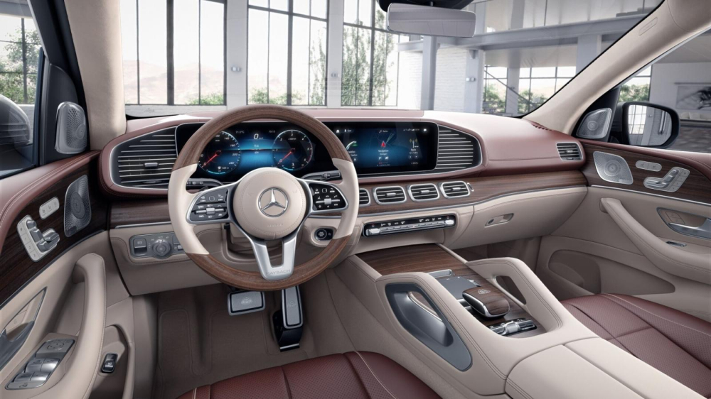 Tổng thể nội thất của Mercedes-Maybach GLS 600.